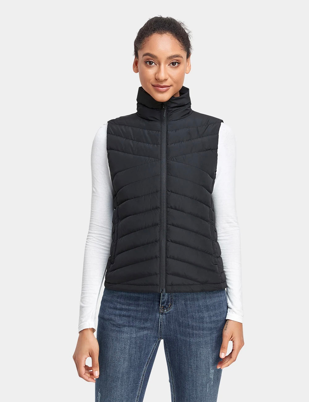 Hitað létt kvennavesti úr dún – Allir litir